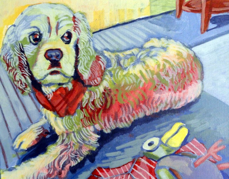 Percy. Acrylic on canvas. 8" x 10"