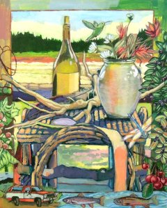 Fjellhytte Patio Progress