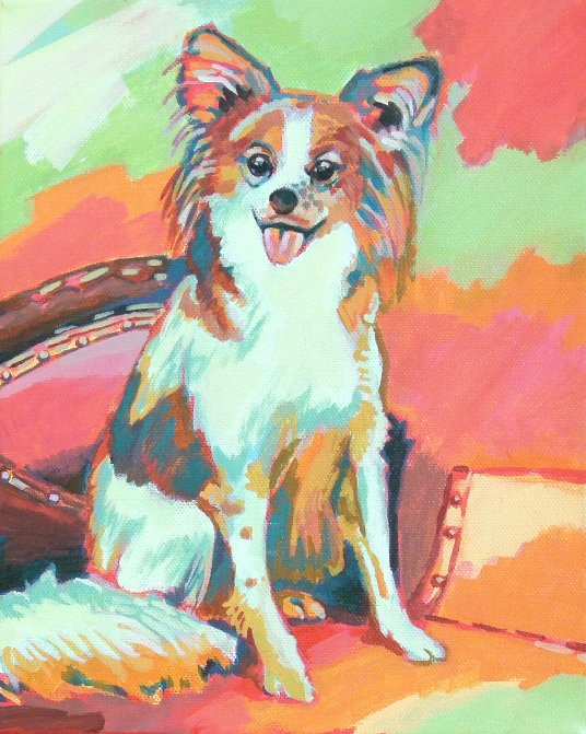 Martini. Acrylic on canvas. 8