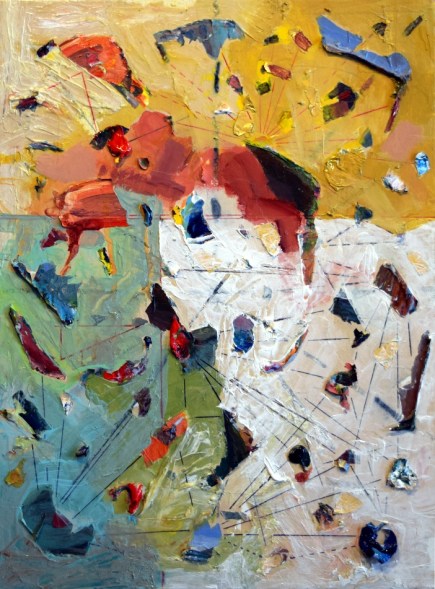 Coagulation Study (Golden Ratio). Mixed media. 12