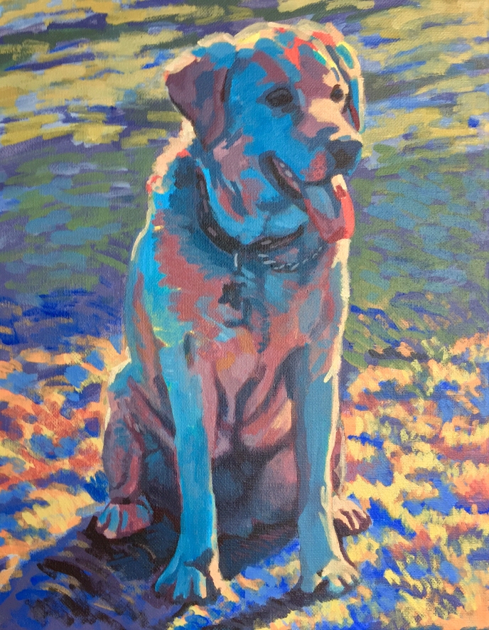 Stewie. Acrylic on canvas. 11" x 14"