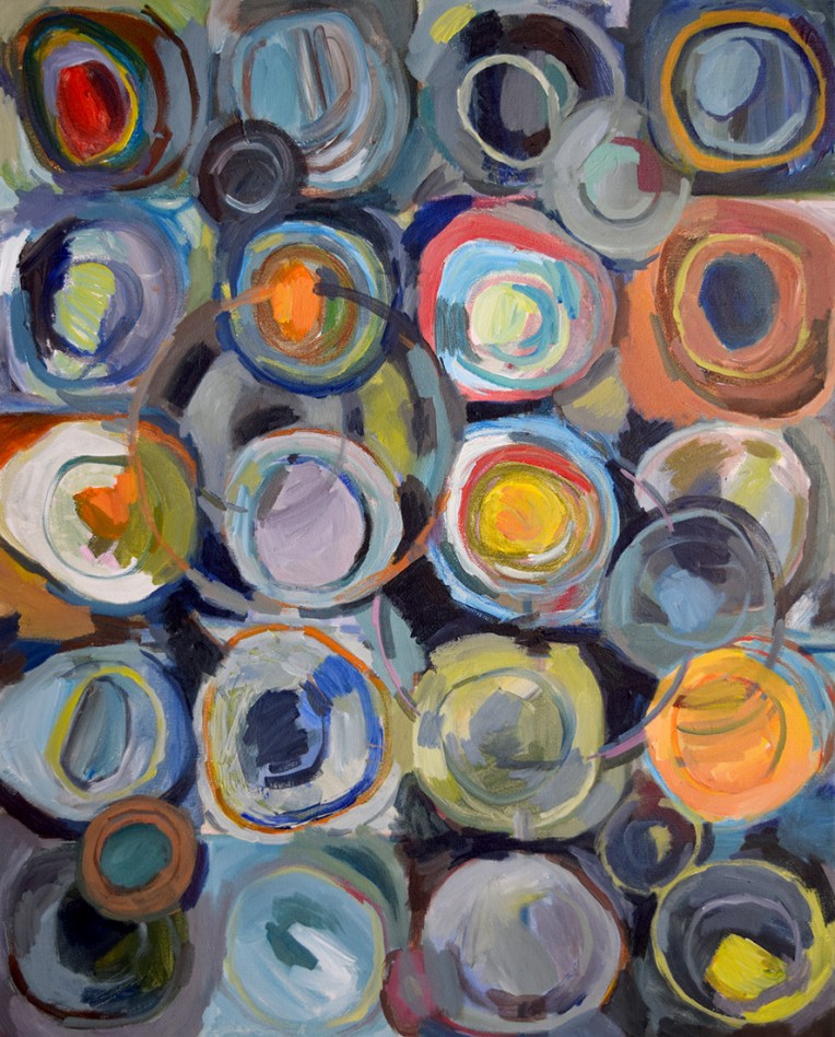 Resonance. Acrylic on canvas. 24" x 36"